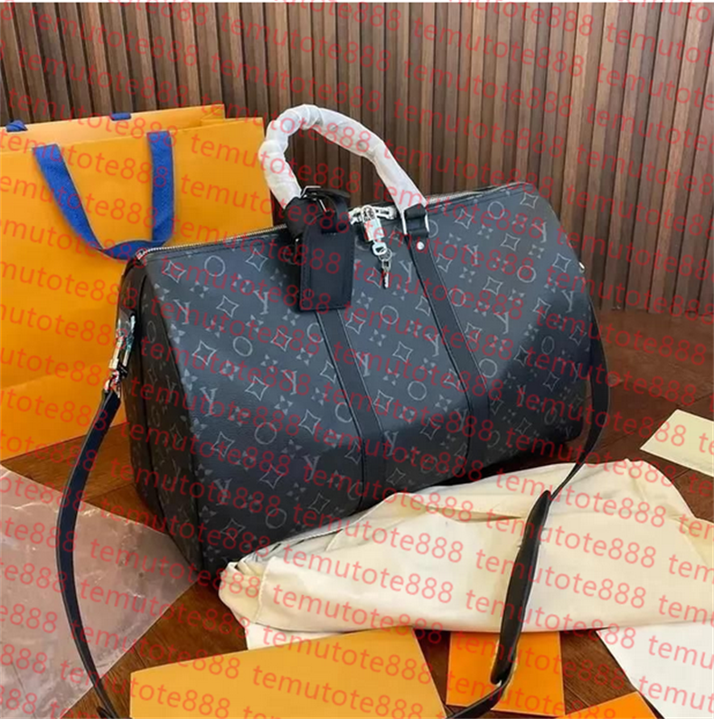 2025 Luxurys Designer fashion men women high-quality travel duffle bags brand designer luggage handbags With lock large capacity sport bag size 55