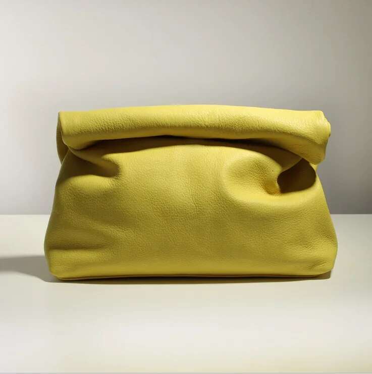 Genuine Leather Design Handbags New Clutch Bag Evening Phone Pocket Women's High Quality
