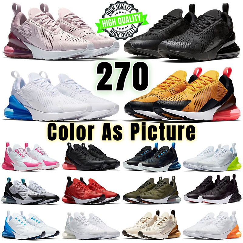 270S Designer Running Shoes 270 Sneakers New Breathable Casual Shoe Light Comfort Sport Training Shoes for Men Luxury Tenis Shoe36-45