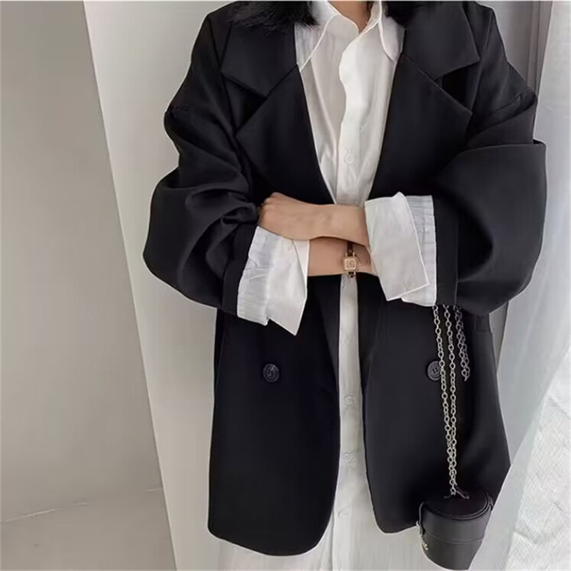 L38Chic Layered Streetwear Mini Suit Collection in Light Espresso Tone