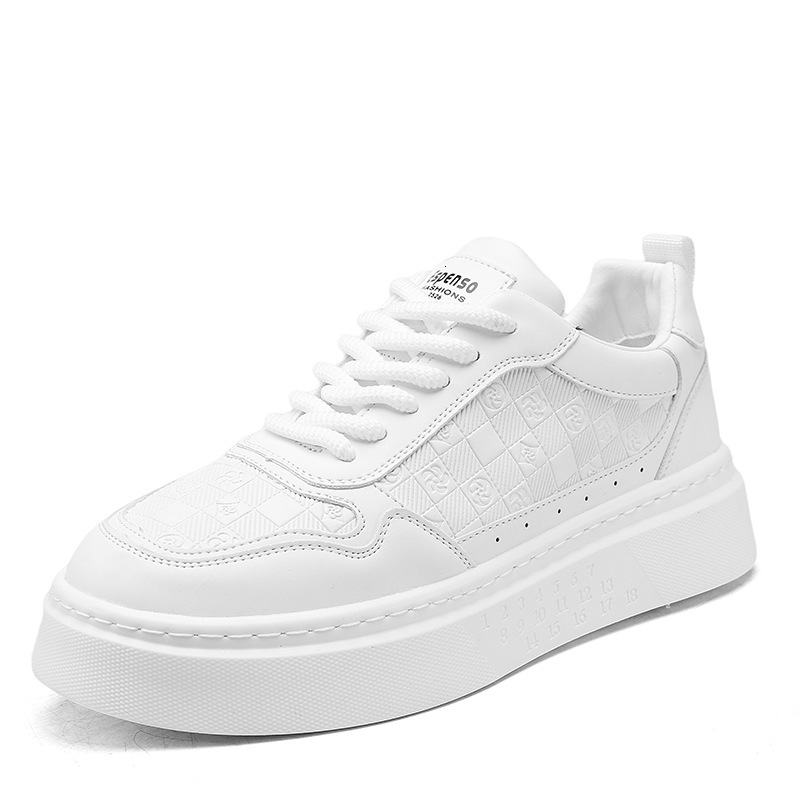 Korean Fashion Versatile White Shoes Men s Shoes 2025 Season New Trend Popular Designer Board Shoes Lightweight Lace Up Casual Shoes Outdoor Jogging S