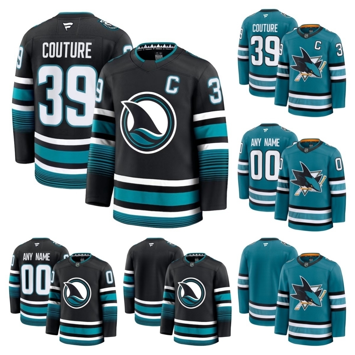 Macklin Celebrini Sharks Jersey Hockey William Eklund Tyler Toffoli Will Smith Alex Wennberg Timothy Liljegren Ferraro Henry Thrun Nikolai Kovalenko Jan Rutta