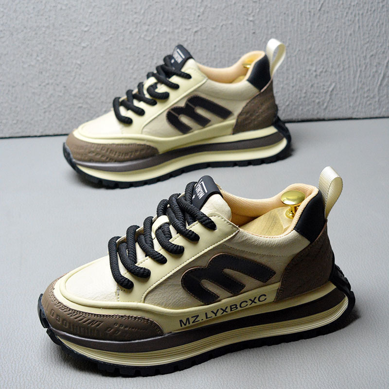 Men S 2025 Summer Sports Shoes Free Shipping Fashion Designer Original High Quality Board Casual Thick Bottom Multi Functional Color Blocked Outdoor R
