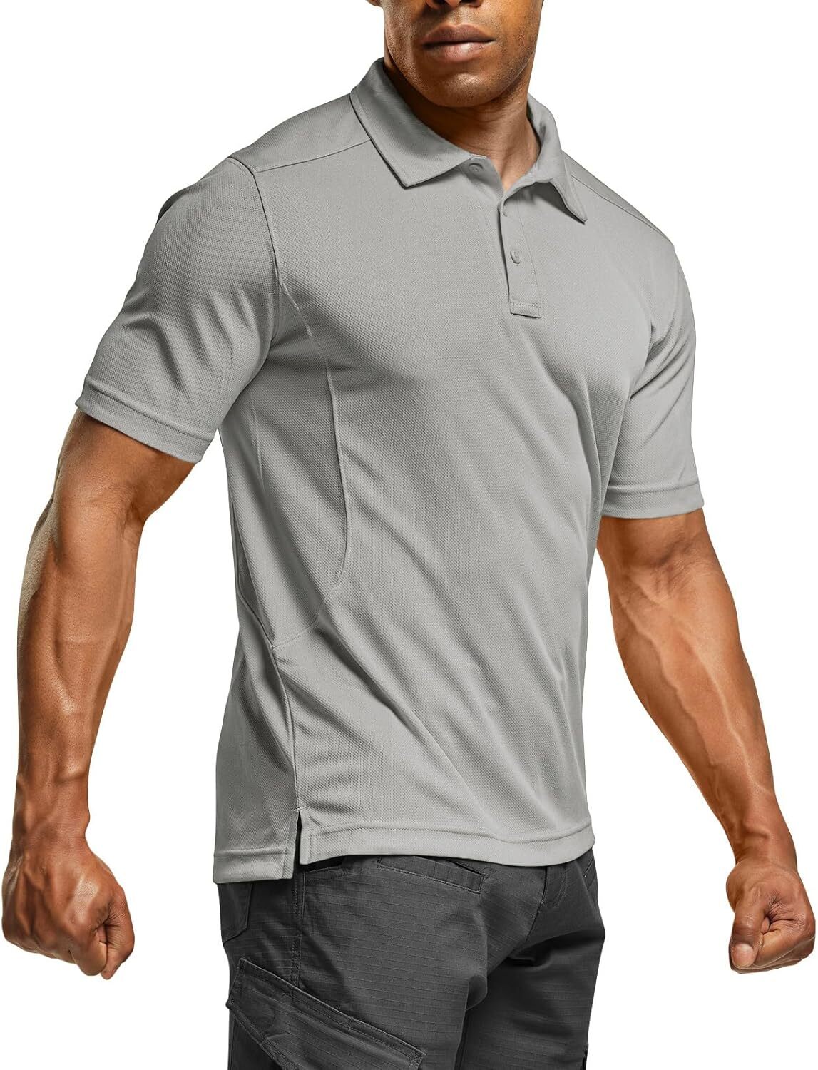 Mens Polo shirt Mens Polo Shirts, Tactical Short Sleeve Golf Performance Shirts, Lightweight Dry Fit Polos shirts tshirt Casual tops summer clothes Sh