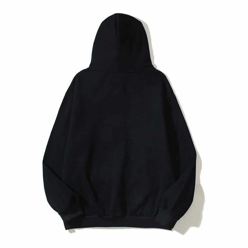 High street Instagram style niche big e browser celebrity same style hooded sweatshirt mens and womens trendy brand 240719