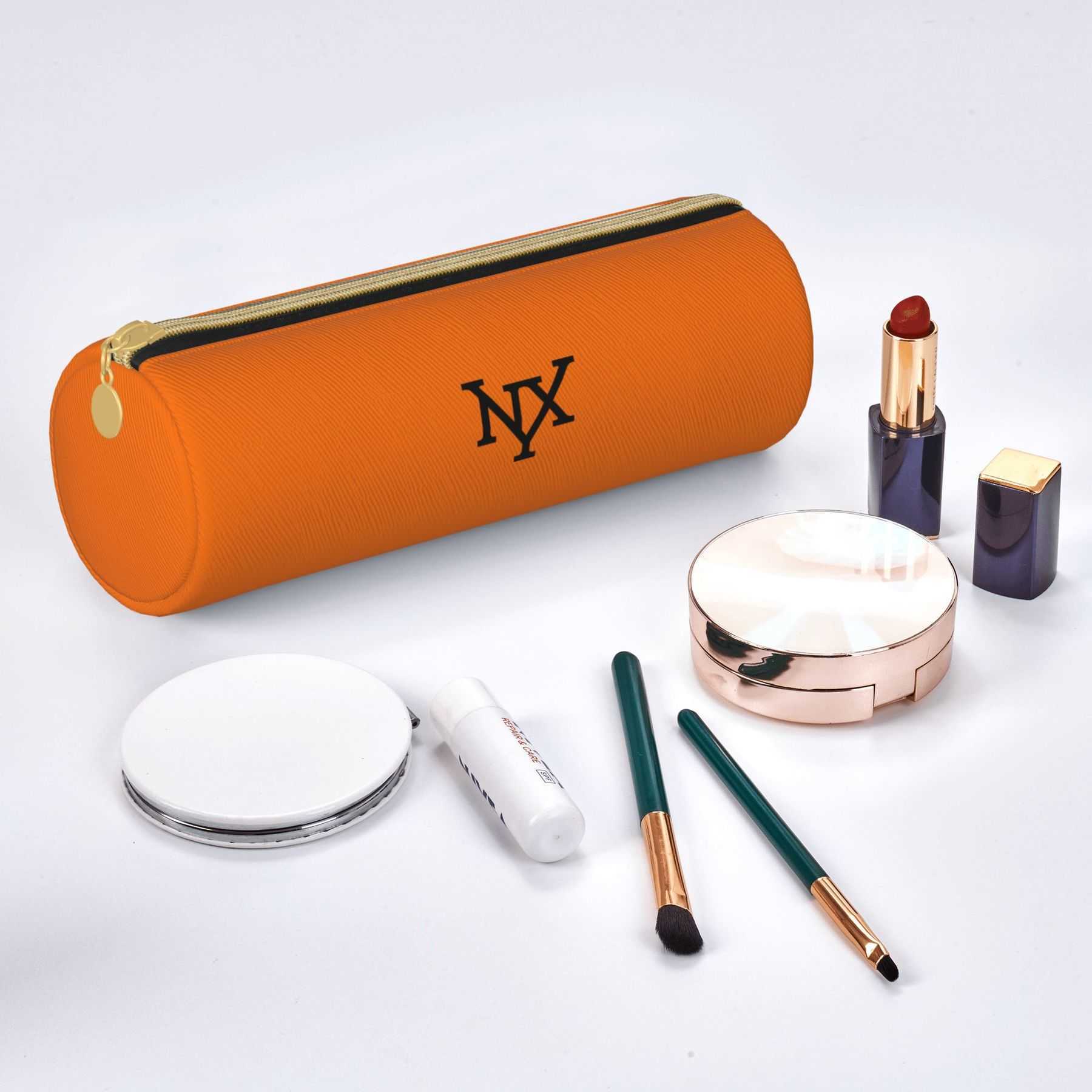 NXY Designer Makeup Bag Cosmetic Pouch Women Brown Casual Zipper Toiletry Wash Bags Cases Designers Make Up Bag