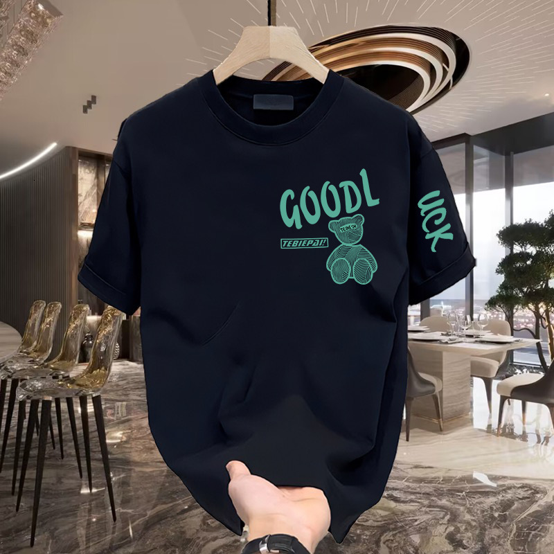 2025 new fashion brand pure cotton designer men's short sleeved summer fashion casual round neck T-shirt fashion casual short sleeved1