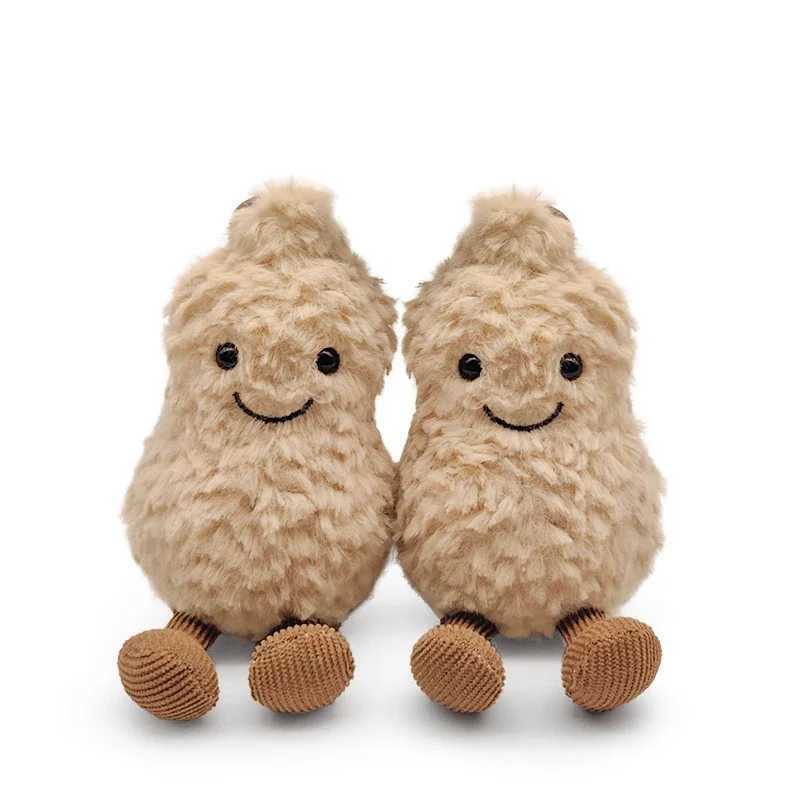 16cm Small Peanut Plush Doll Living Room Decoration Pendant Furniture Supplies Cute Plush Interactive Toys Gift HotT250310