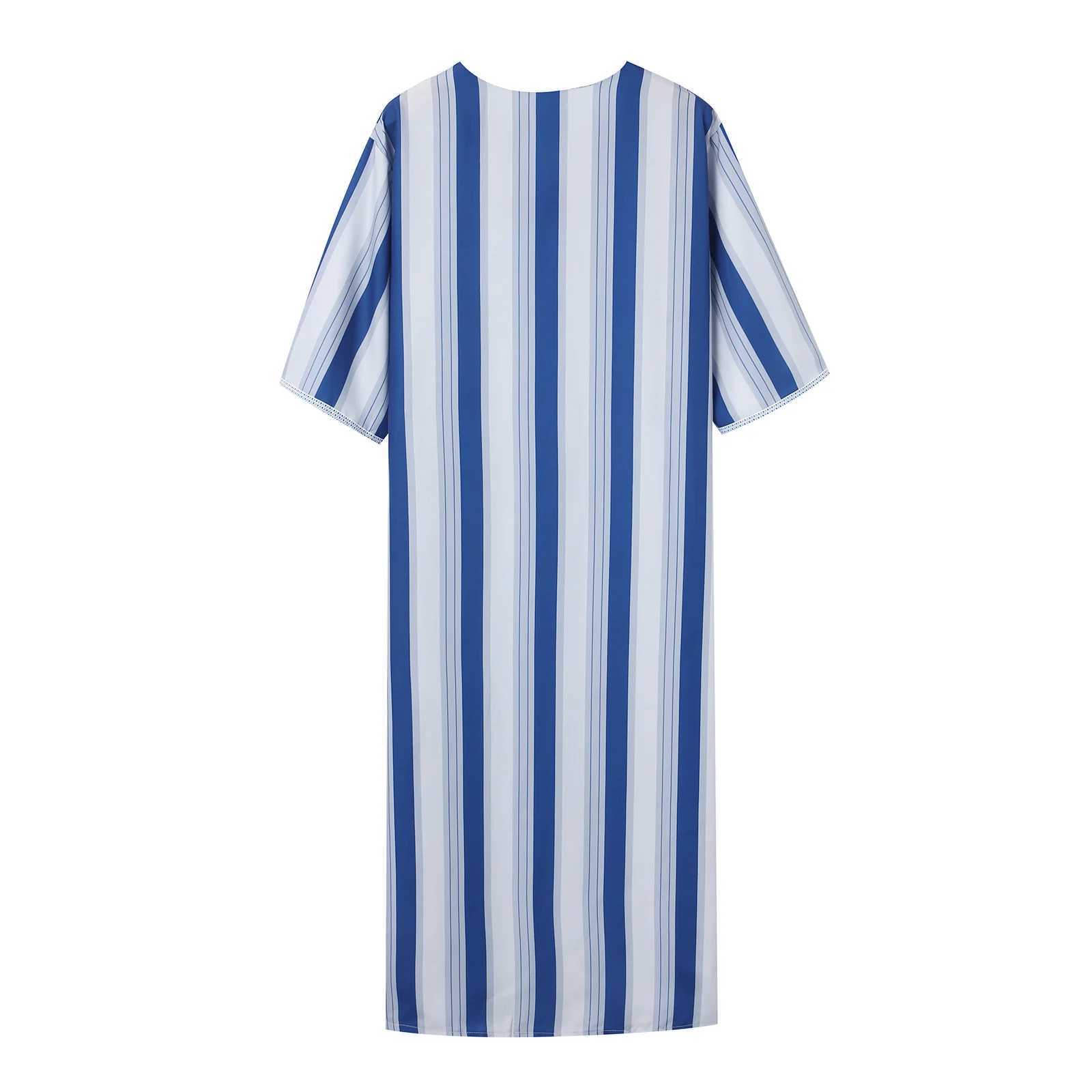 Arab mens short sleeve book printed robe Long Muslim robe Islamic Kamiz Thobe oversized clothing W250310