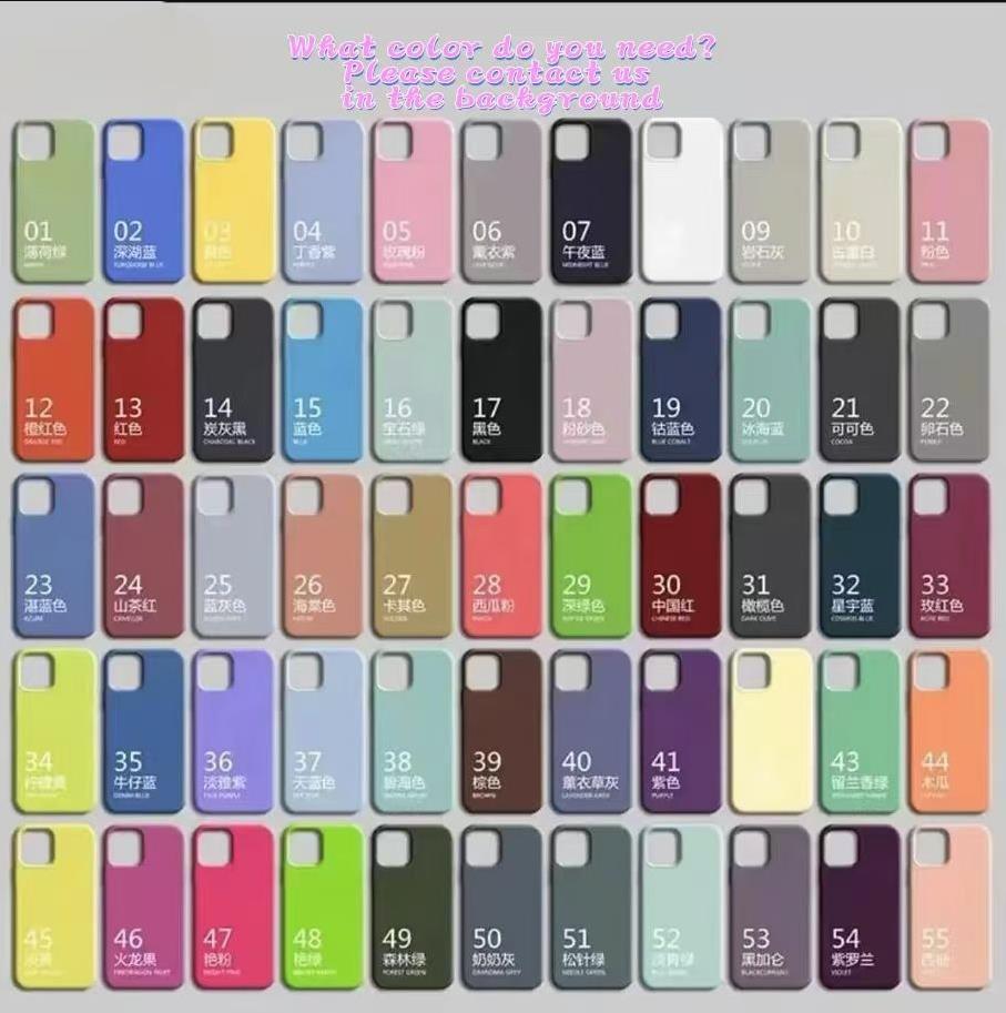 Classic Official Silcione Case For iPhone 16 15 Plus 14 13 12 11 Pro Max Liquid Silicone Cover Candy Color Coque Capa For apple iPhone Protective Bumper Back Cover