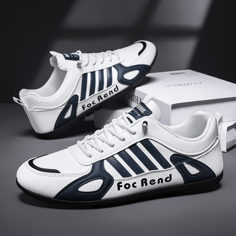 2025 Spring And Summer New Men s Shoes Soft Soled Wear Resistant Sports Shoes Casual Leather Waterproof Fashion Designer One Step Bean Shoes Running S