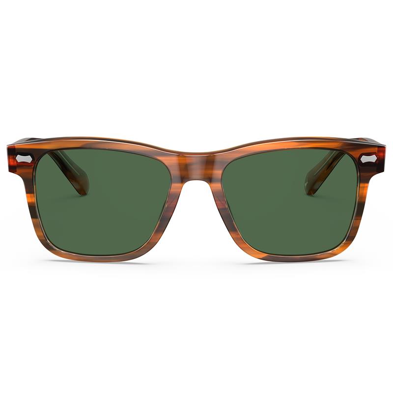 CARFIA Retro Acetate Polarized Sunglasses for Men UV Protection with Embossed Pattern Wire Core