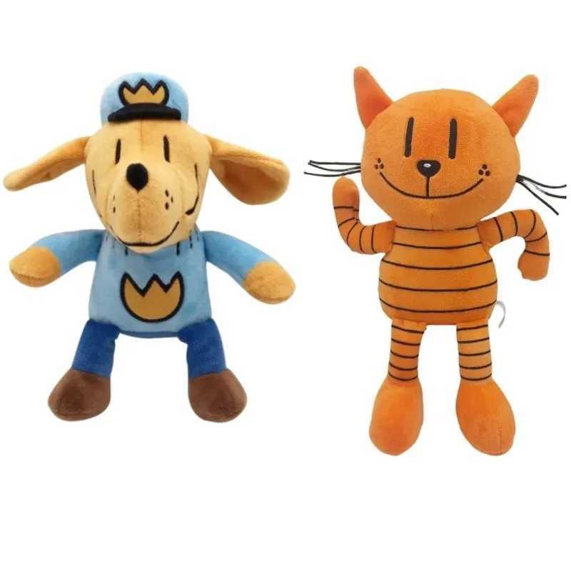 New Cute Dog Man Plush Toys Doll Dogman Plush Soft Stuffed Cartoon Animals Toys Gifts for Children Kids Xmas BirthdayT250310