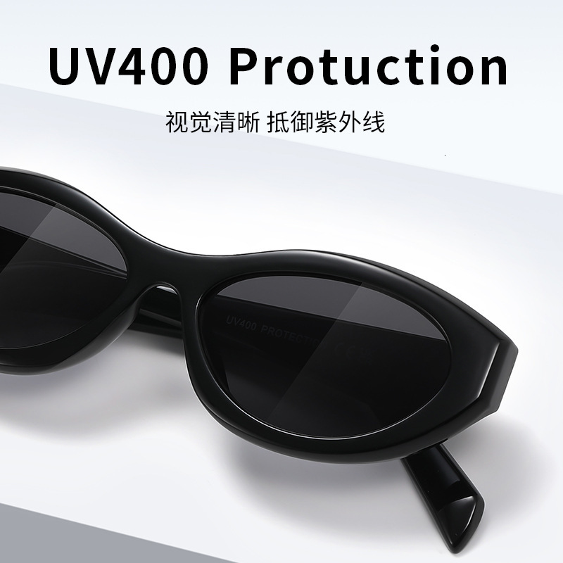 2025 New Stylish Retro Designer Sunglasses for Women UV400 Protection High Quality Small Frame Cat-eye Glasses