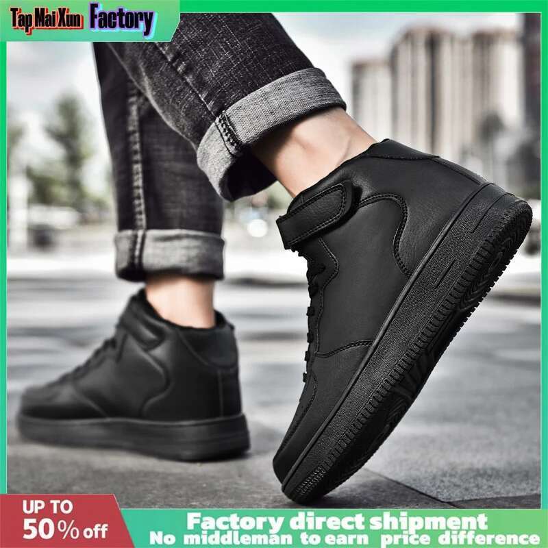 New Couple Board shoes Men Women Fashio n Air Forc e No.1 High-top Teenagers Skateboard Shoes Unisex Casual Light Nonslip Sneakers