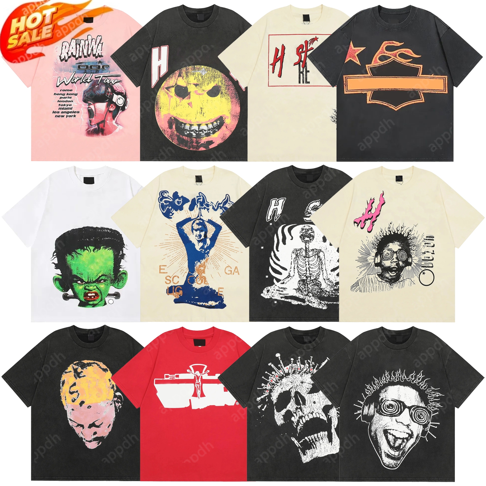 Mens Designers hellostar shirt Hellness Starness Man Womens Tshirts With Letters Print Short Sleeves Summer Outdoor Sports Paragonia Shirts dh