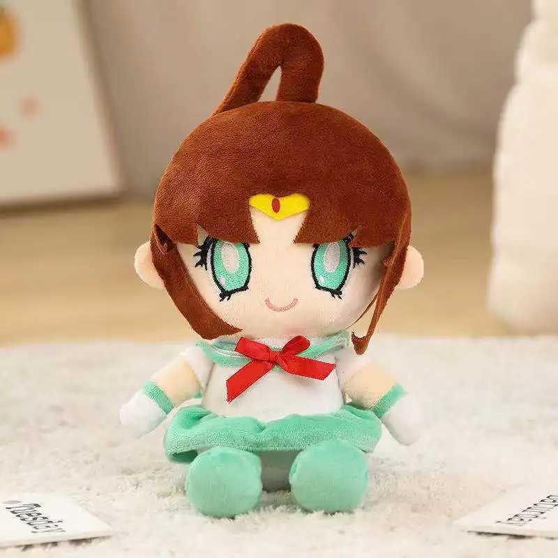 25CM Kawaii Sailor Moon Plush Toy Moon Cat Moon Hare Cute Girl Heart Filled Anime Doll Gift Home Bedroom DecorationT250310