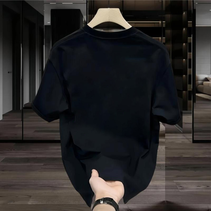 2025 new fashion brand pure cotton designer men's short sleeved summer fashion casual round neck T-shirt fashion casual short sleeved1