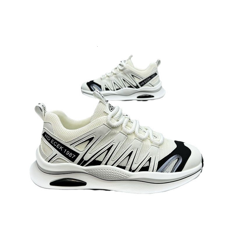 Fashion Men s Designer Brand Sports Shoes 2025 Summer New Mesh Breathable Casual Outdoor Board Shoes Comfortable White Shoes Jogging Shoes Tennis Shoe