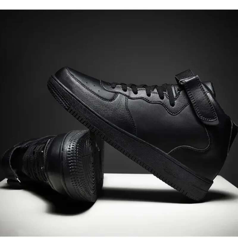 High Top Spring Autumn Wear Comfortable Protection Support Flat Non-slip New Couple Men's a nd Women 's Board Shoes