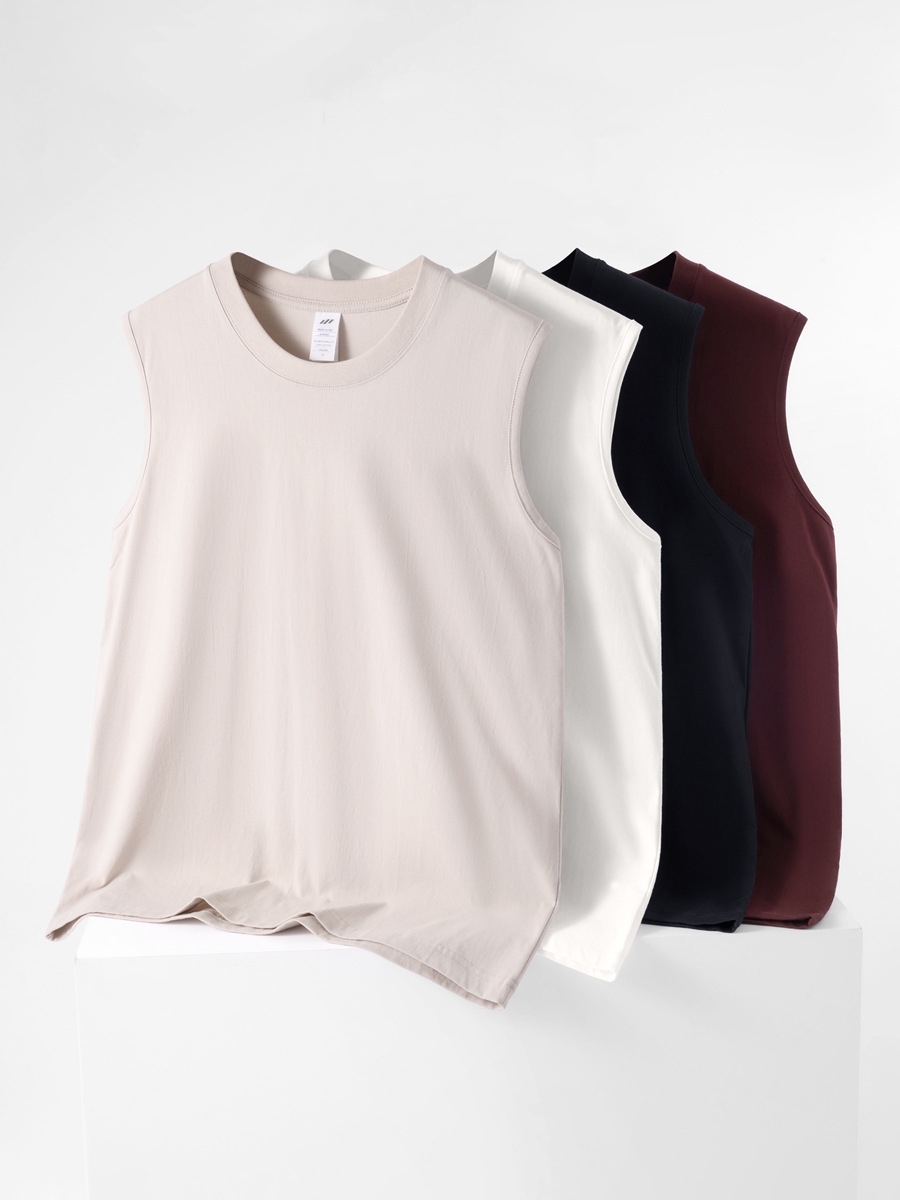 Men's T-Shirts Stretch Round Neck T Shirt for Men Top Tees Slim Fit Short Sleeve Fashion Male Tshirt Invisible Undershirt 230509