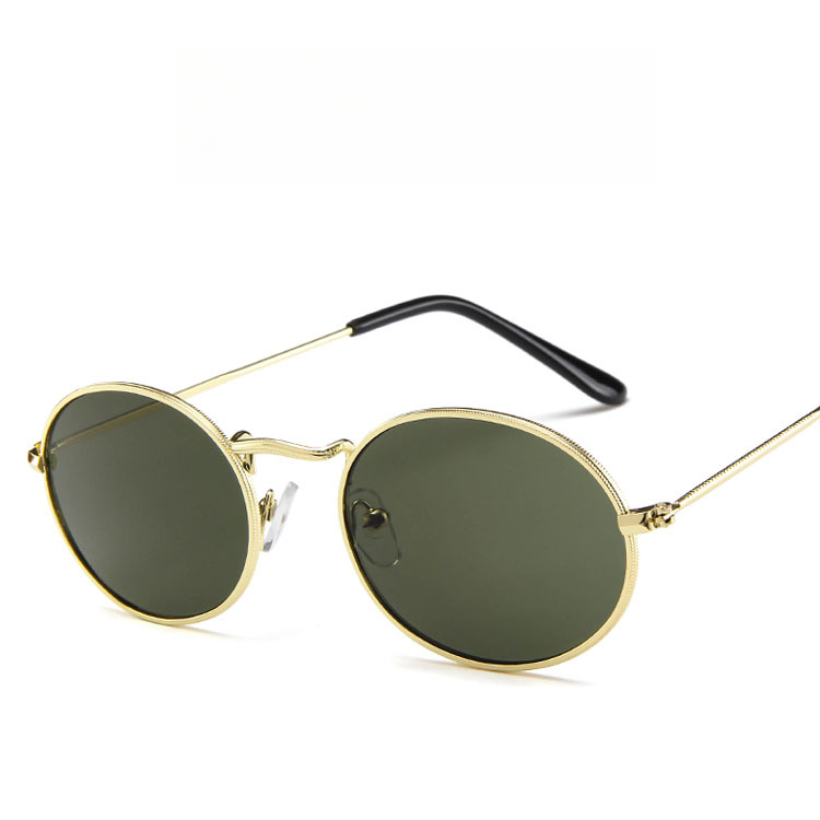 Fashionable Small Round-Frame Metallic Sunglasses for Both Genders Chic Retro Style Accessory