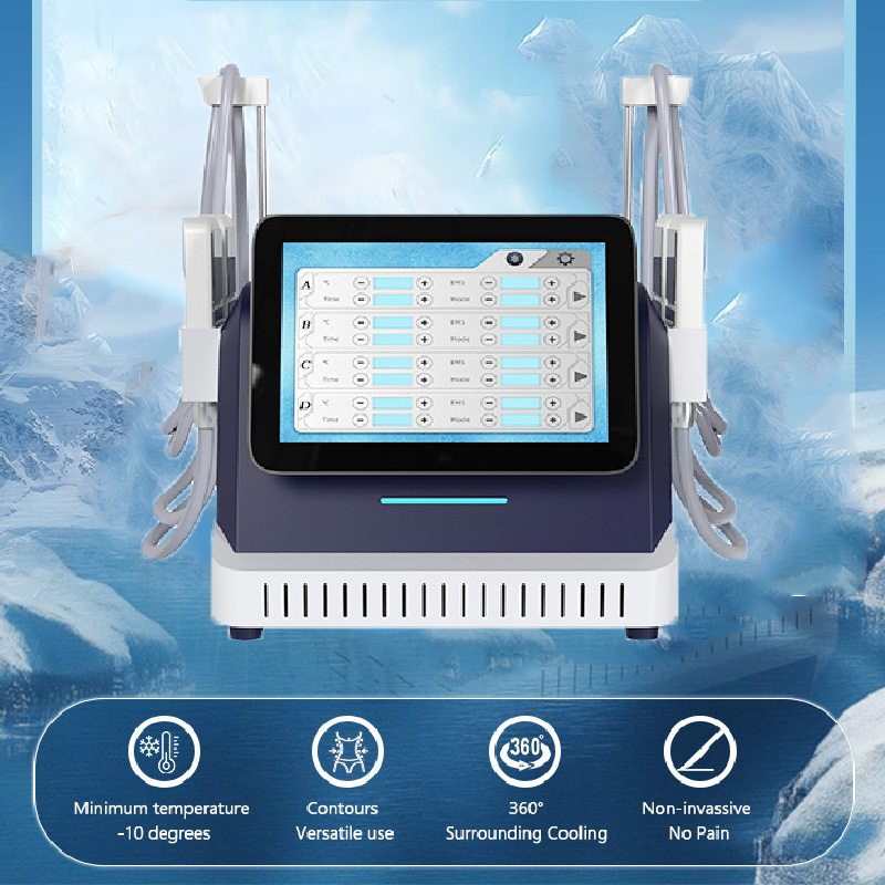 Portable ems slimming fat dissolve cryotherapy machine hiemt tightening muscle emslim body cryolipolisis machines 2 in 1