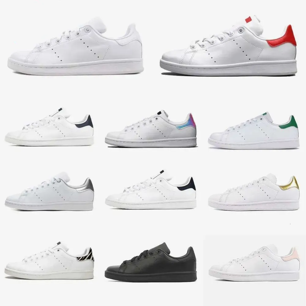 2024 Classic Stan Smith Superstars Running Shoes Men Women Trainers Triple Black White Red Silver Green Pink Navy Blue Sports Designer Shoe Jogging Sneakers