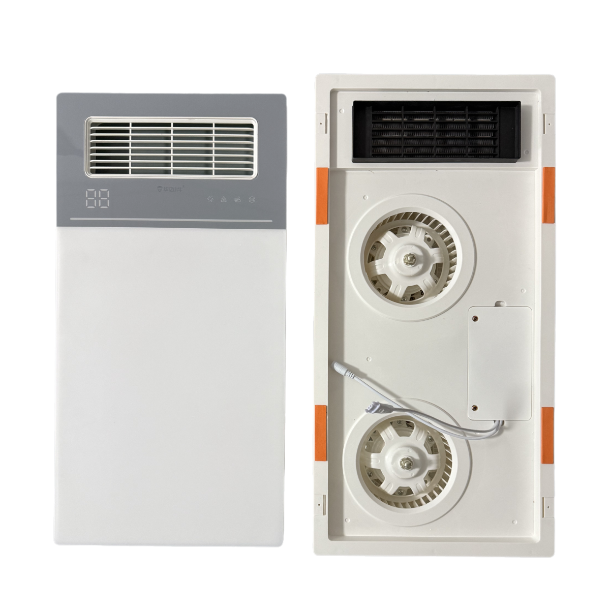 Zhimei 7 wind heating bath bar restroom bathroom waterproof lighting black and white piano key switch ceiling bath bar light bath