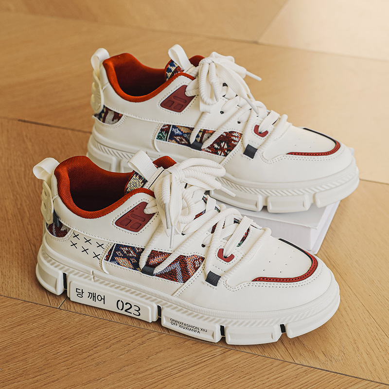 Summer Breathable Men S Shoes Designer 25 New Trend Fashion Sports And Leisure White Lightweight Thick Soled Non Slip Board Outdoor Free Shipping Skat