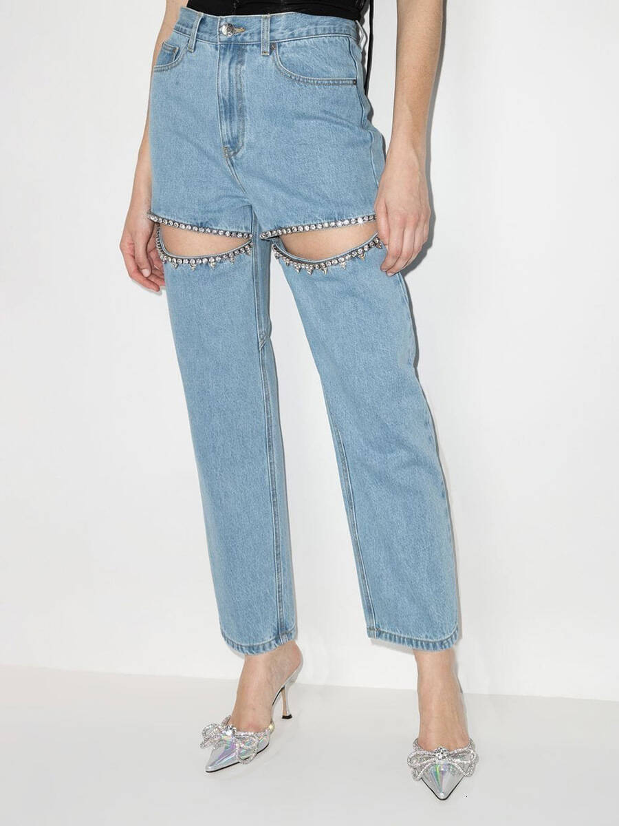 American Versatile Slimming 2025 New Spring Loose High Waist Long Straight Leg Pants Jeans For Women