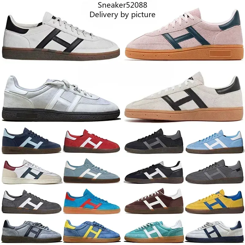 Designer Handball Designer Casual Shoes Men Women Navy Scarlet Aluminum Core Black Scarlet Gum Clear Pink Outdoor Recreation Sneakers