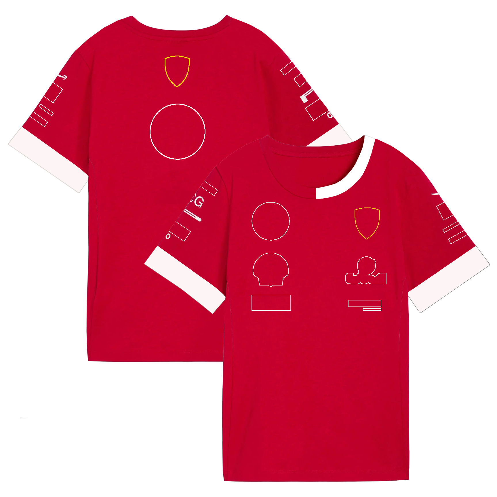 New F1 T-shirt Polo Shirt 2025 Formula 1 Team T-shirts Jersey Racing Driver T-shirt Tops Fans Men Women Red Short-sleeved Tee Custom