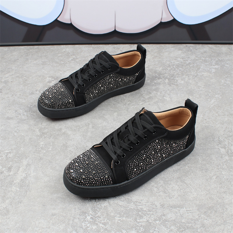 New Water Diamond Red Bottom Fashion Designer Free Shipping High Quality Men S Shoes Casual Board Low Cut Comfortable Breathable Multi Functional Outd