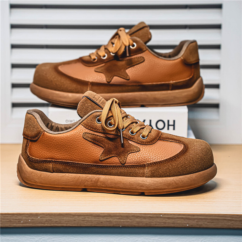 2025 Spring And Summer Men S Shoes New Low Top Thick Bottom Fashion Free Shipping Designer Multi Functional High Quality Leather Sports Casual Hiking 