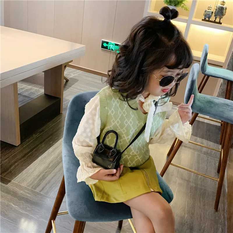 Childrens Handbag For Girl Designer Luxury Bags Square Kid Purse and Shoulder Bag Fashion Ladies Crossbody Bags Mini Coin PouchT250310