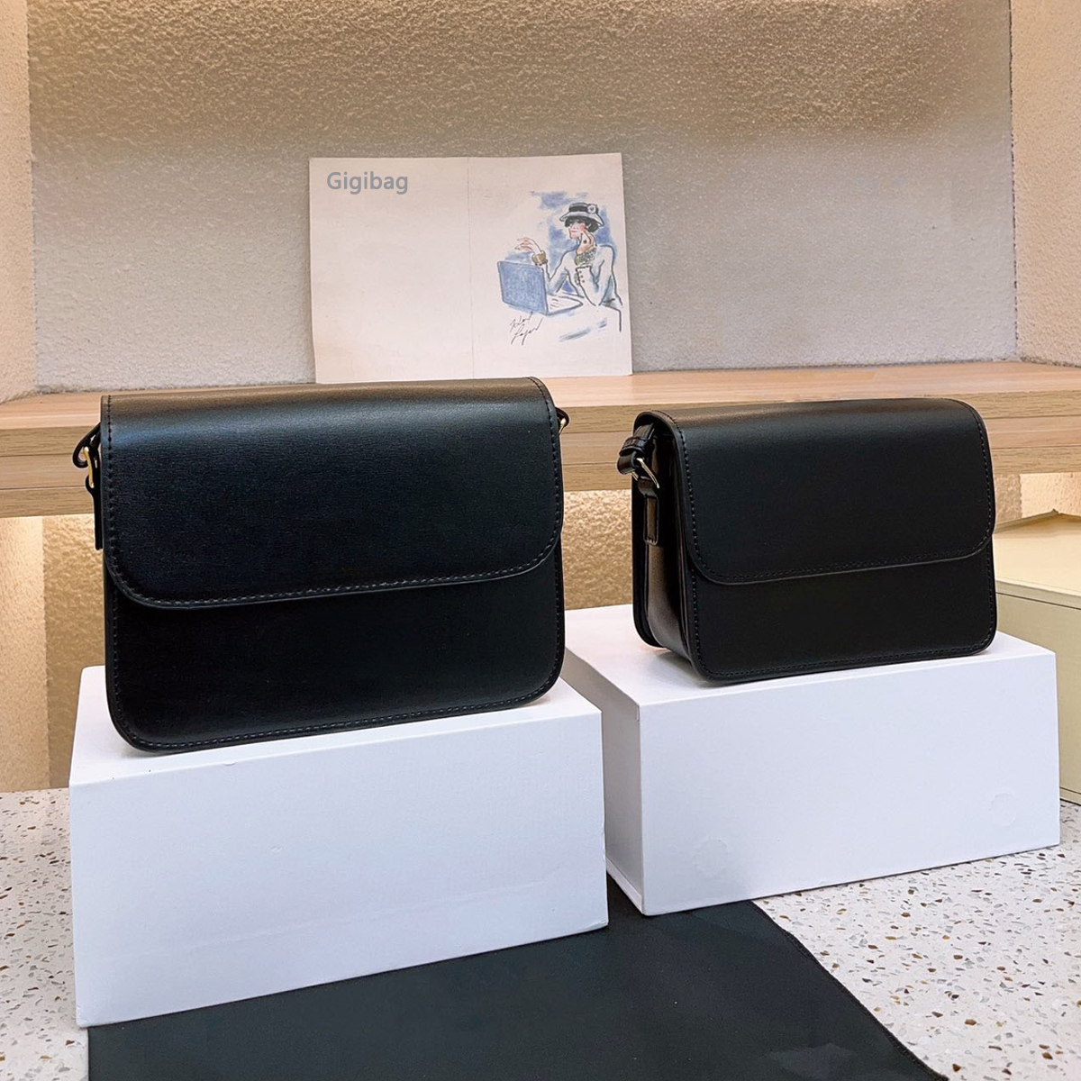 Designer Bag Shoulder Bags Women luxurys Smooth Cowhide Teen Cuir Golden Chain Handbag crossbody messenger Shopping Lady Wallet