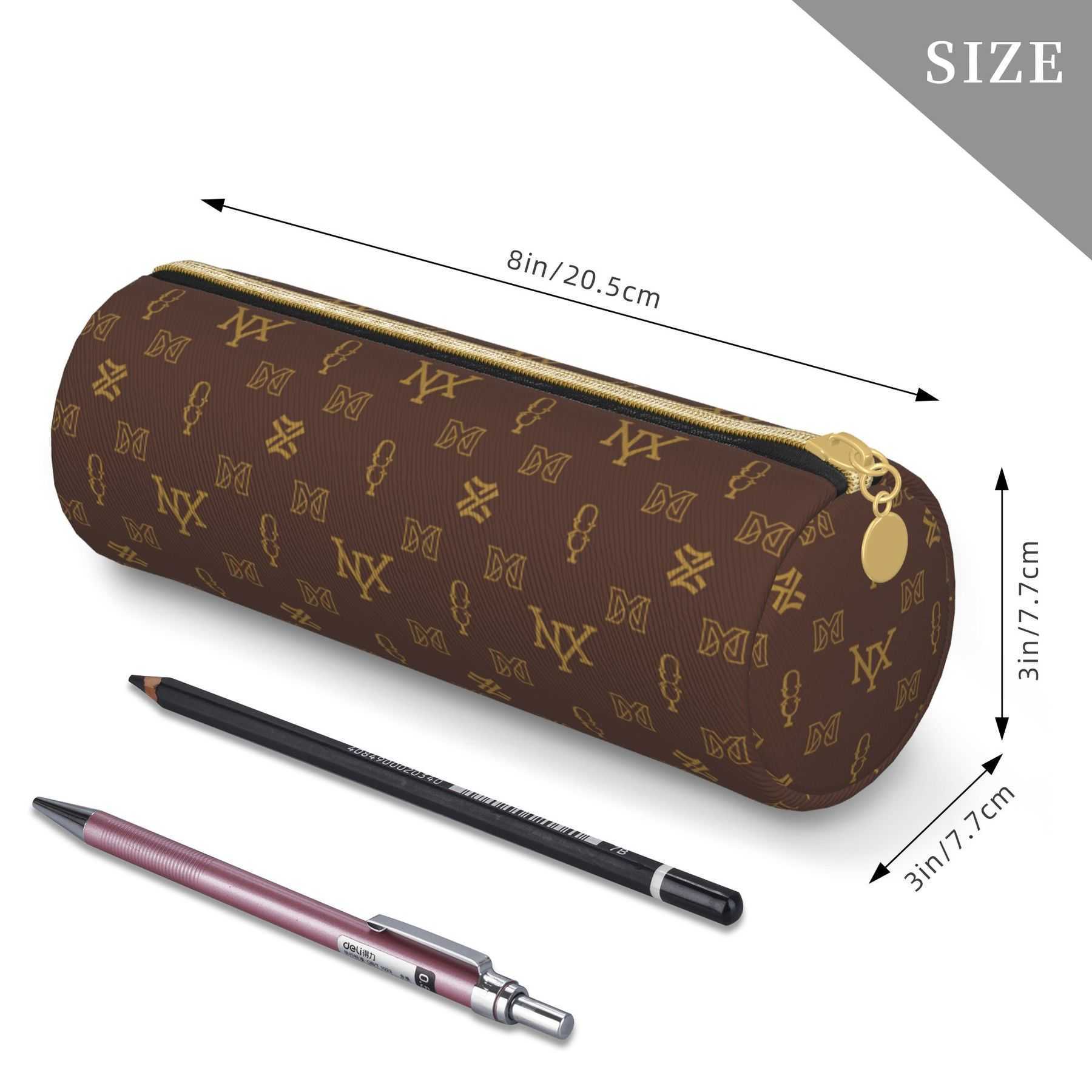 NXY Round Bucket Designer Makeup Bag Brown Cosmetic Pouch Women Casual Zipper Toiletry Wash Bags Cases Designers Make Up Bag