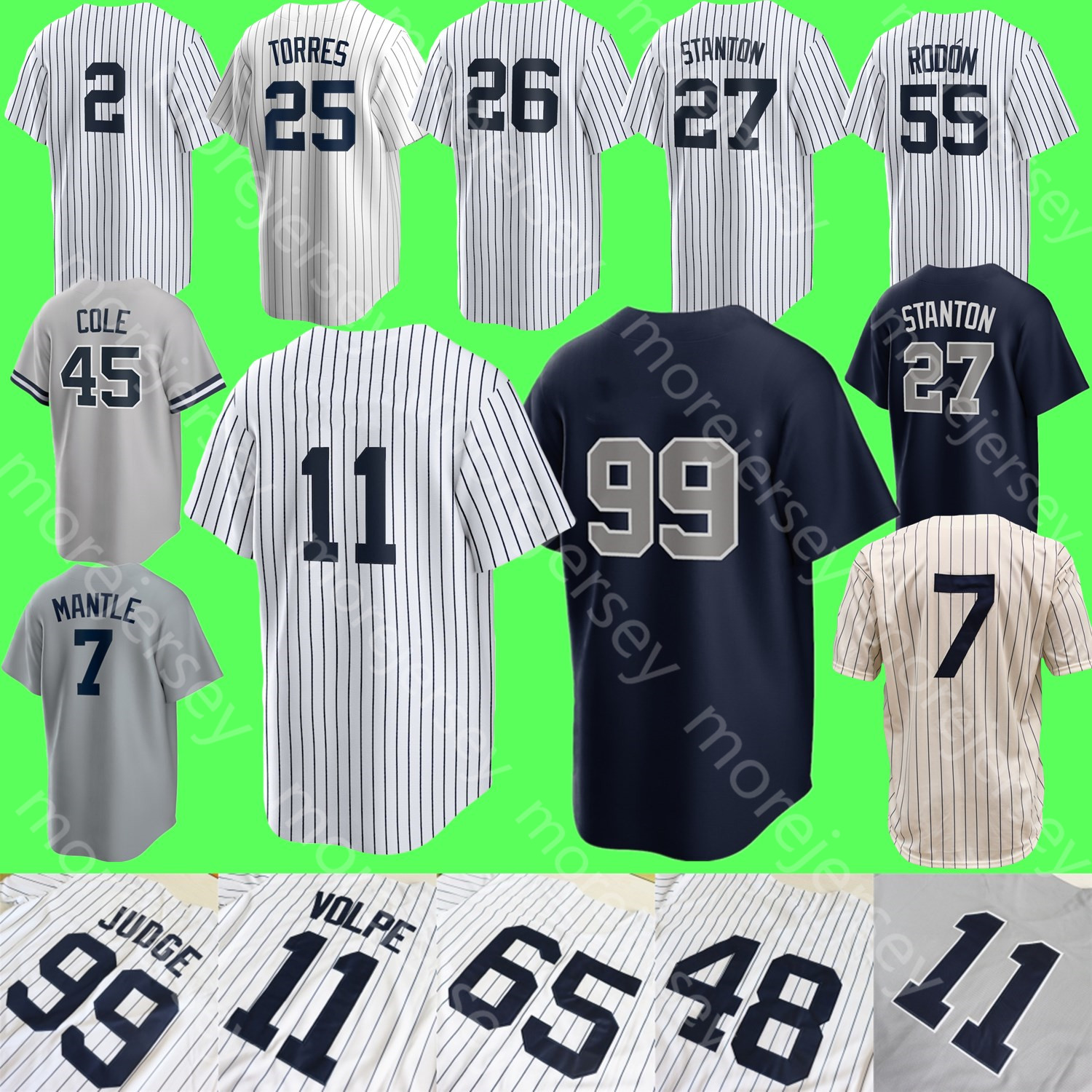 Aaron Judge Jersey Anthony Volpe Chisholm Jr. Max Fried Gerrit Cole Goldschmidt Bellinger LeMahieu Wells Stroman Stanton Jeter Ruth Gehrig DiMaggio Youth Women