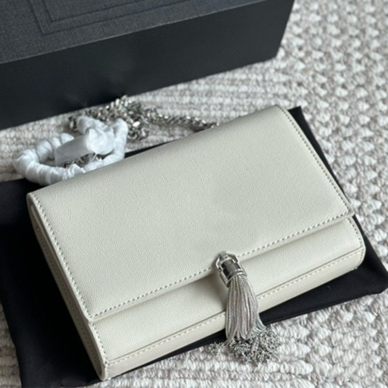 Retro flip-top envelope fashion chain commuter classic fringed small square designer ladies' shoulder high-end handbag crossbody bag