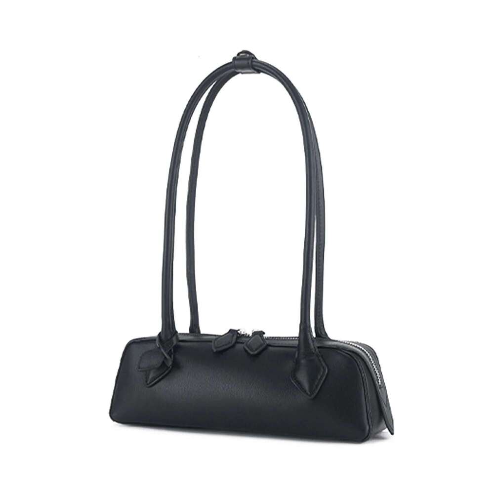 Genuine Leather Handbags Women Vintage High Quality Single Shoulder Female Long Handle Tote Bowg Underarm Bag