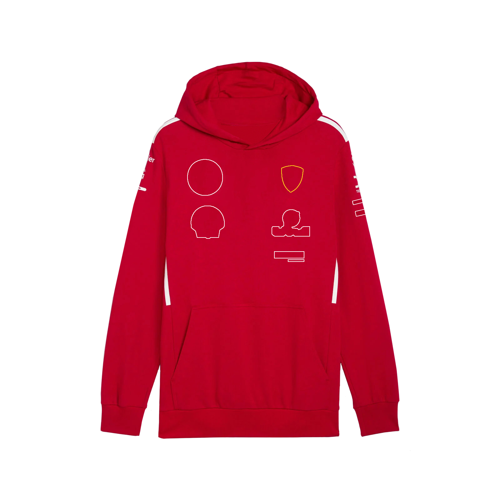 2025 F1 Team Formula 1 Racing Red Hoodie Driver Sweatshirt Men Women Car Fans Hooded Sweat Full Zip Jacket Custom free shipping