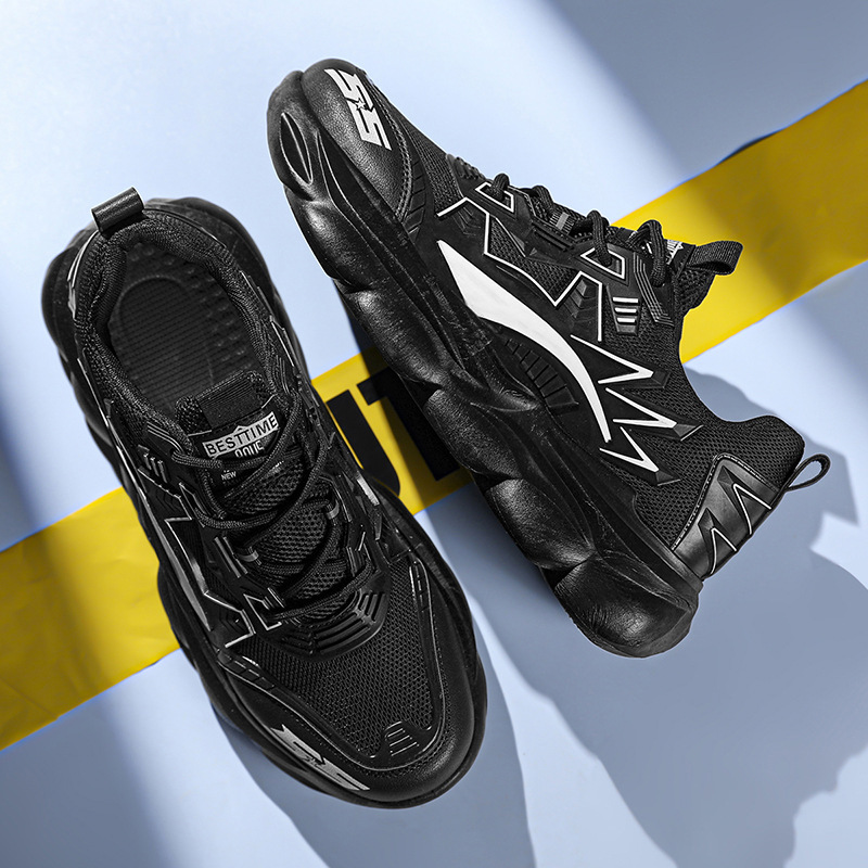 2025 Summer New Mesh Breathable Men s Shoes Fashion Designer High Quality Men s Sports Shoes Multi Functional Comfortable Casual Soft Soled Board Shoe