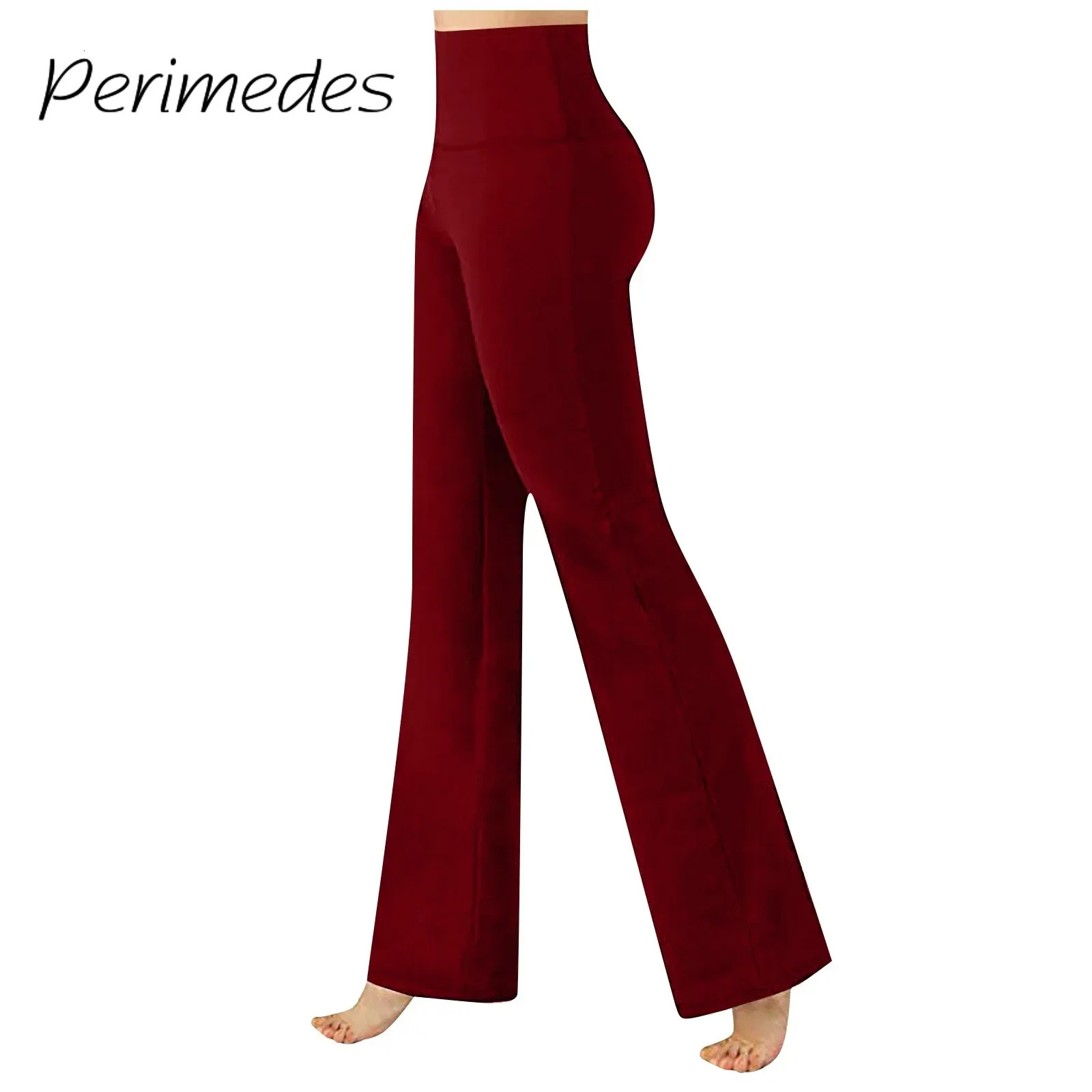 Pants Womens Trousers Loose Fitting Sexy Wide Leg Casual Pants Stretchy Solid Color Sports Yoga Breathable Pants 2024 250305