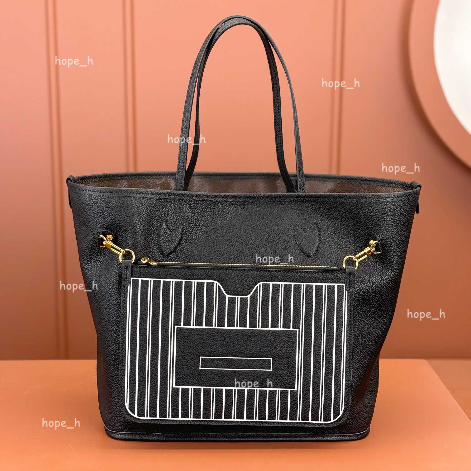 Totes Designer Bag Tote Bag woman large Handbags leather shopping purse Women high quality Luxury Classic Flower Checked Shoulder bag Designer Women Bag AAAAAA