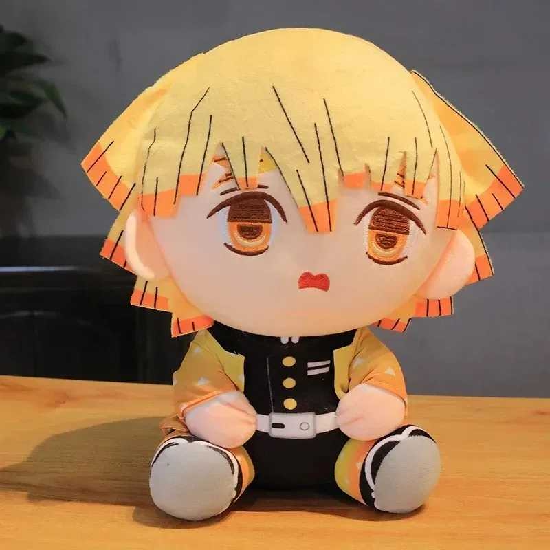 20cm Hot Japan Demon Slayer Plush Dolls Lovely Anime Kimetsu No Yaiba Kamado Tanjirou Nezuko Zenitsu Kyoujurou Toys Kids GiftsT250310