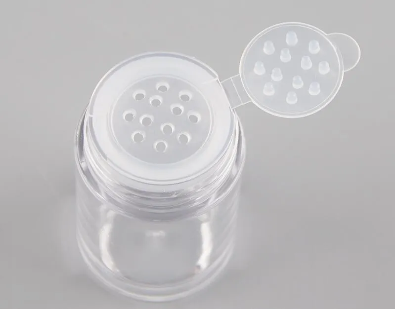 10ml Loose Powder Container Jar Clear Plastic Glitter container Cosmetic Powder Eye Shadow Box Bottles With Sifter and Lids