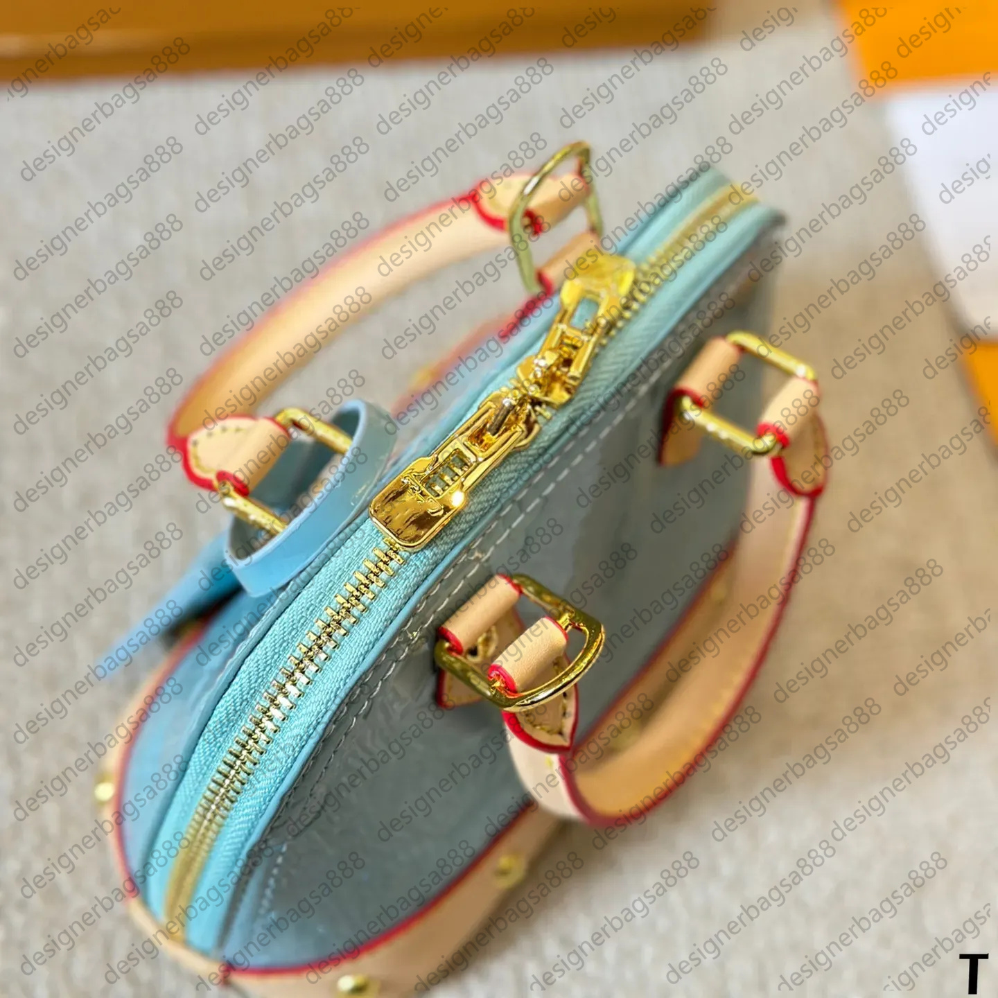 Lacquer Skin Shell Package Designer Bag Bags Shoulder Leather Retro Handbag High Quality Removable Strap Zipper Classic