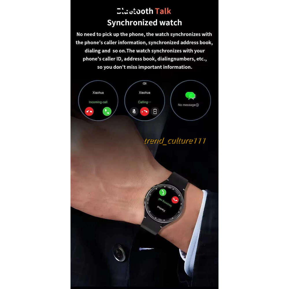 T5 Pro Smart Watch 6 Bluetooth Call Voice Assistant Men and Women Heart Rate Sports SmartWatch for Android IOS 838DAD