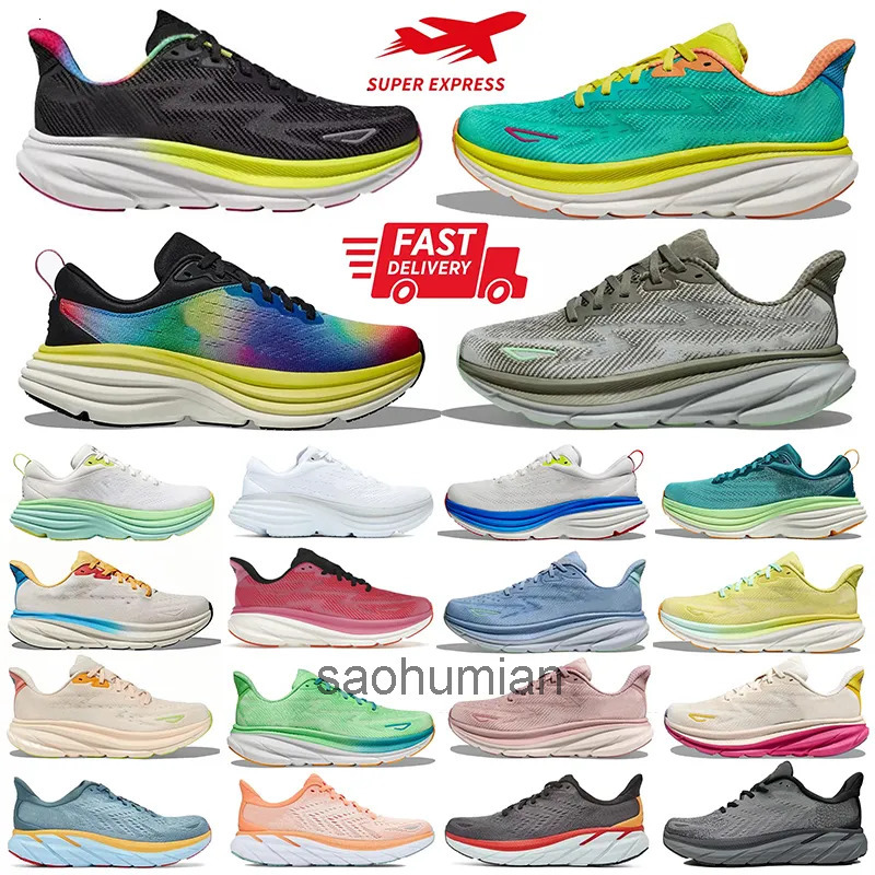 Women Mens Bondi 8 Designer Running shoes Clifton 9 Classic Triple Summer Song Jogging Walking Outdoor Sports Sne hokasneaker hooka hokaism hokashoeism